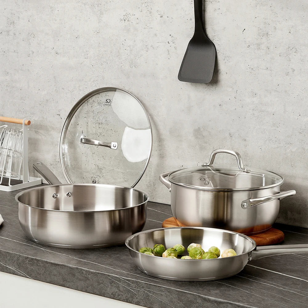Koch Systeme CS Stainless Steel Cookware Set Stoves Oven Safe