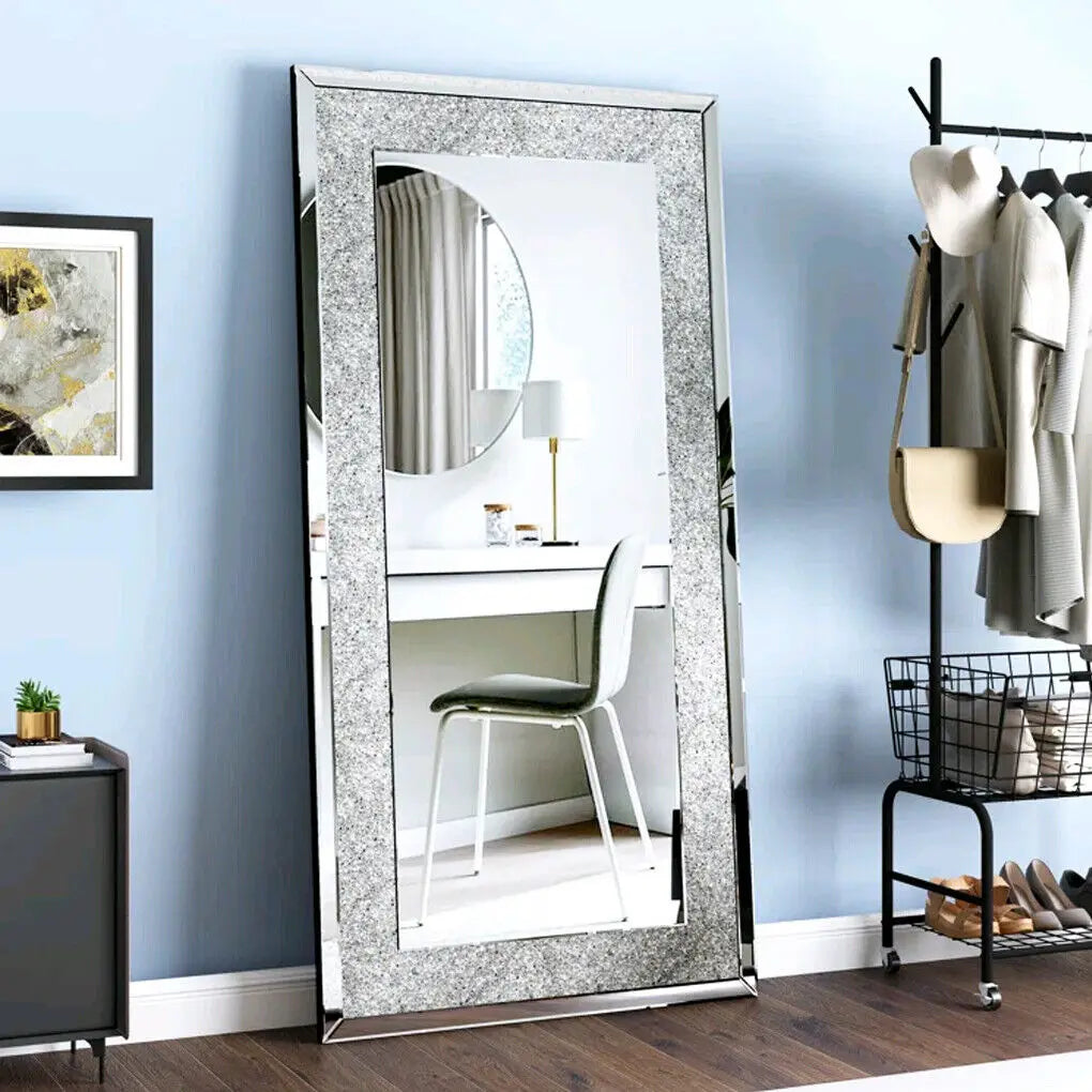 Frameless Diamond Rhinestone https://admin.shopify.com/store/cozy-nest-home-paws/products/9259025301737 Vanity Mirrors for Wall