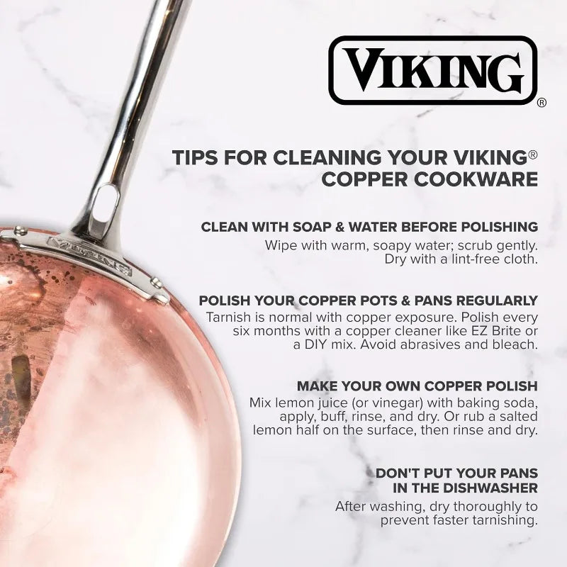 3-Ply Hammered Copper Cookware Set With Glass Lids