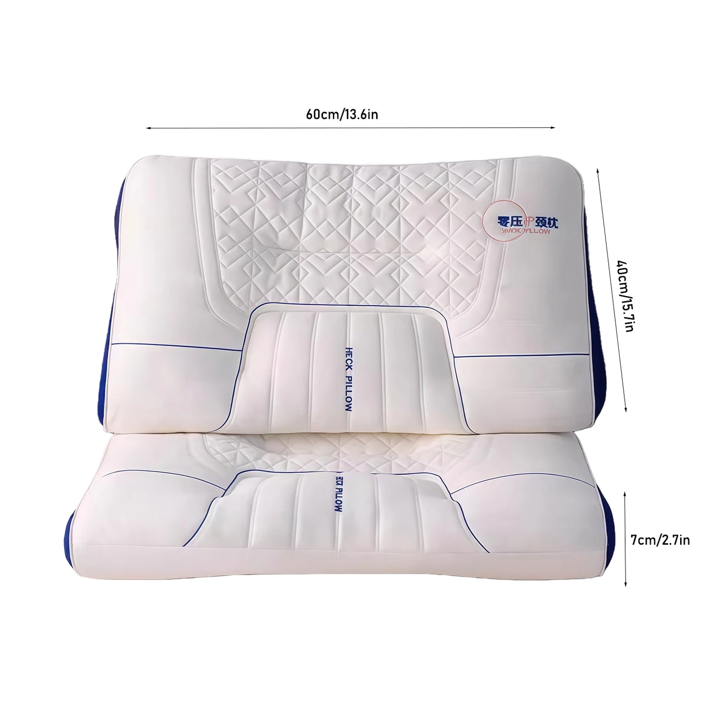 NONECN 3D Ergonomic Hotel Bed Pillow With Custom Logo