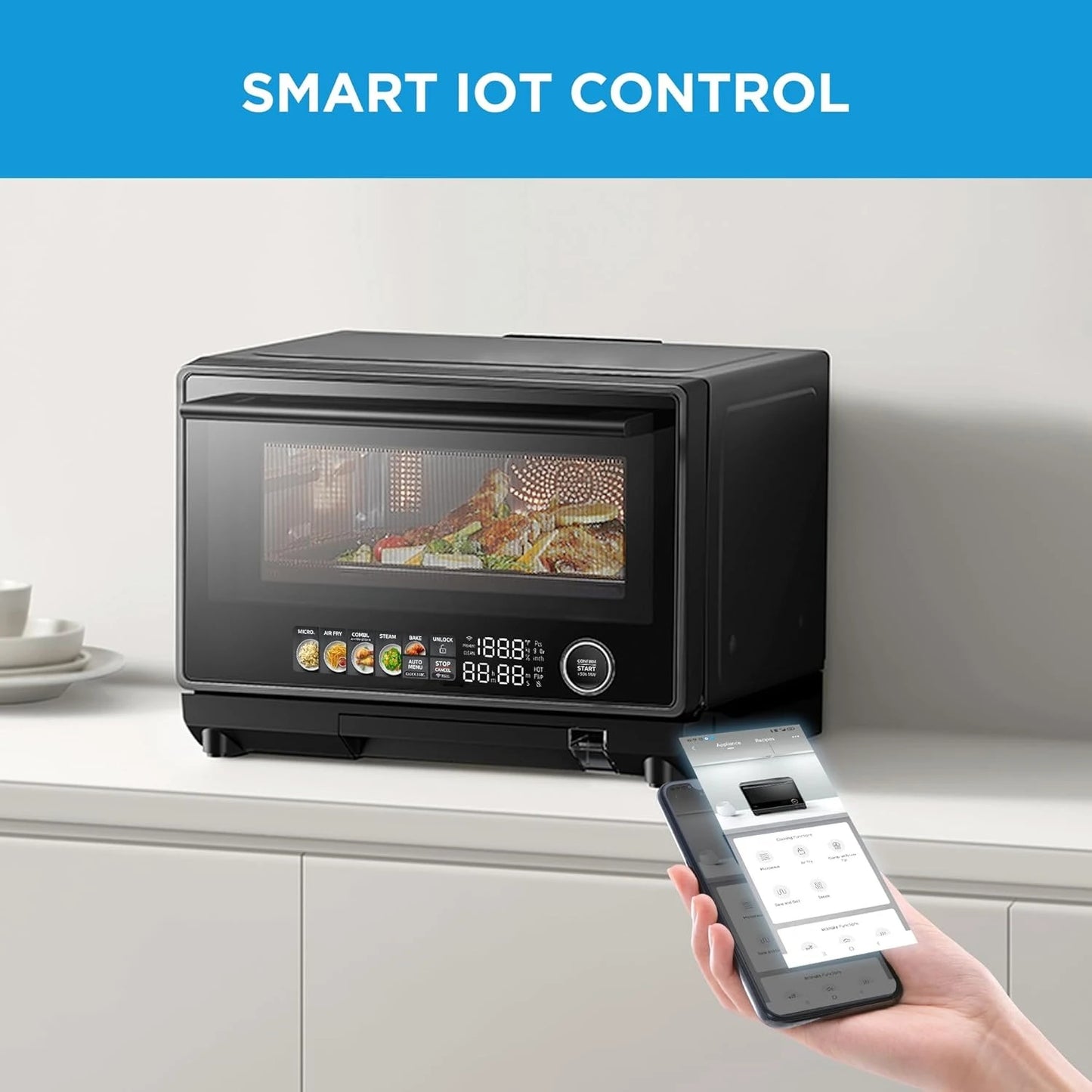 4 In 1 Multifunctional Microwave Steam Oven And Air Fryer