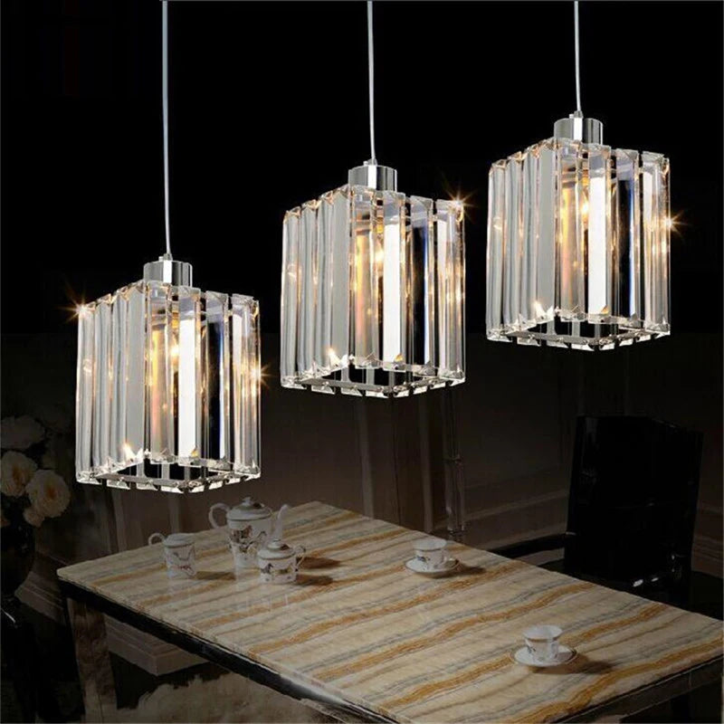 VETRULUS Minimalist K9 Crystal Ceiling Lamp For Living Room