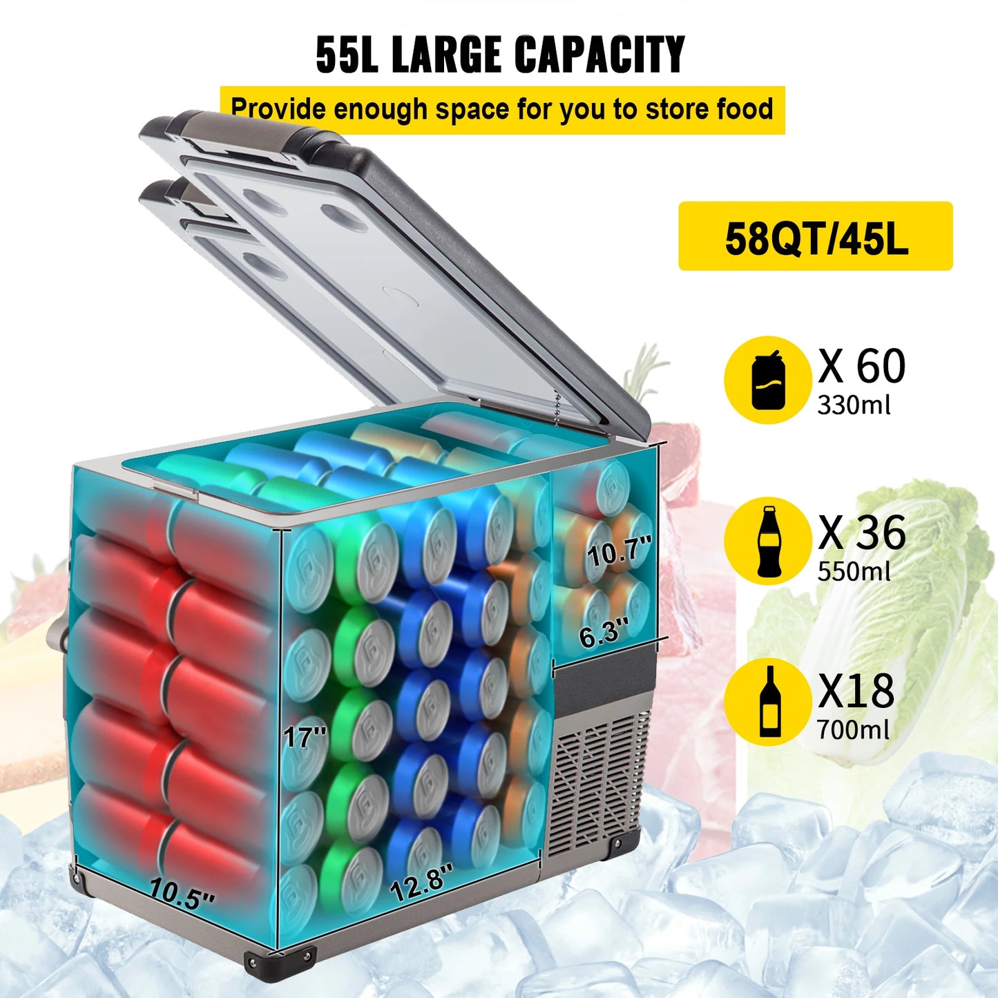 Porrable Car refrigerator