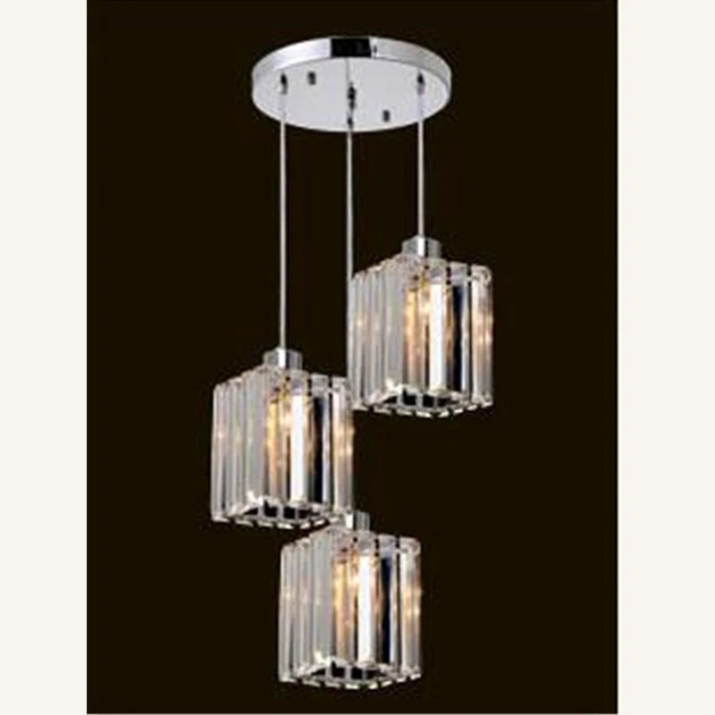 VETRULUS Minimalist K9 Crystal Ceiling Lamp For Living Room