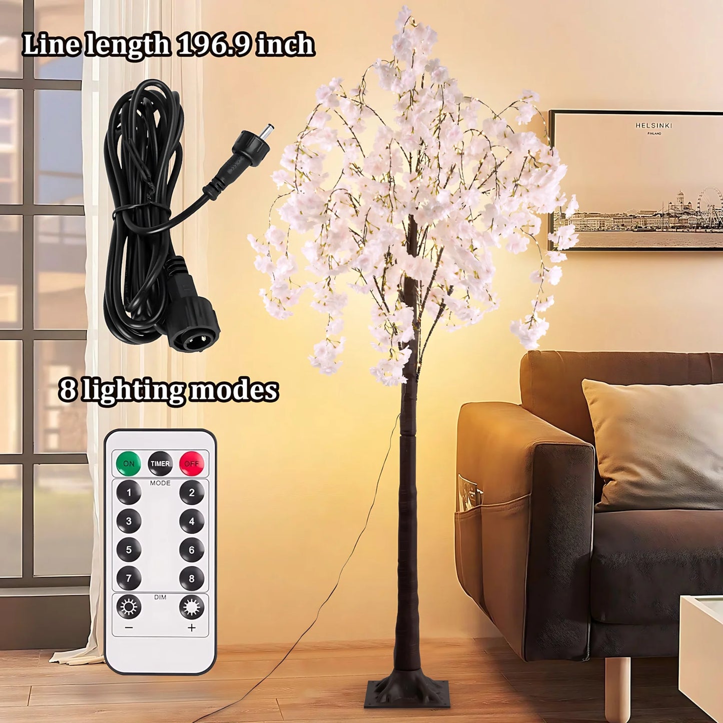 Cherry Blossom Tree Light Indoor LED Decoration