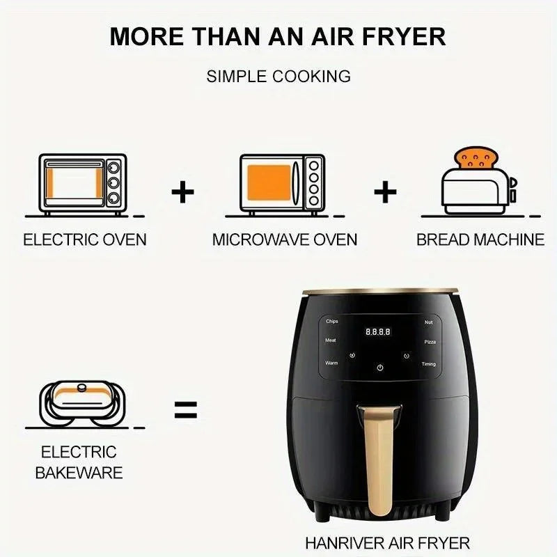 DUTRIEUX Digital Touch Air Fryer Multi Use Nonstick
