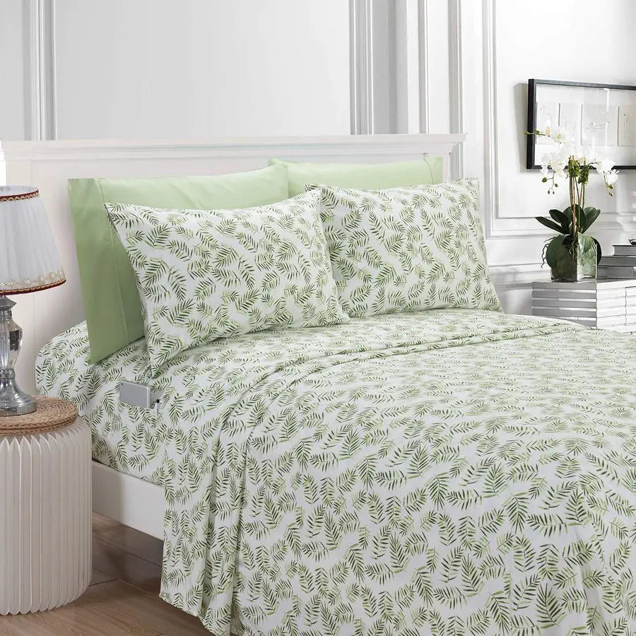 UltraSoft Microfiber Sheet Set With Tropical Patterns