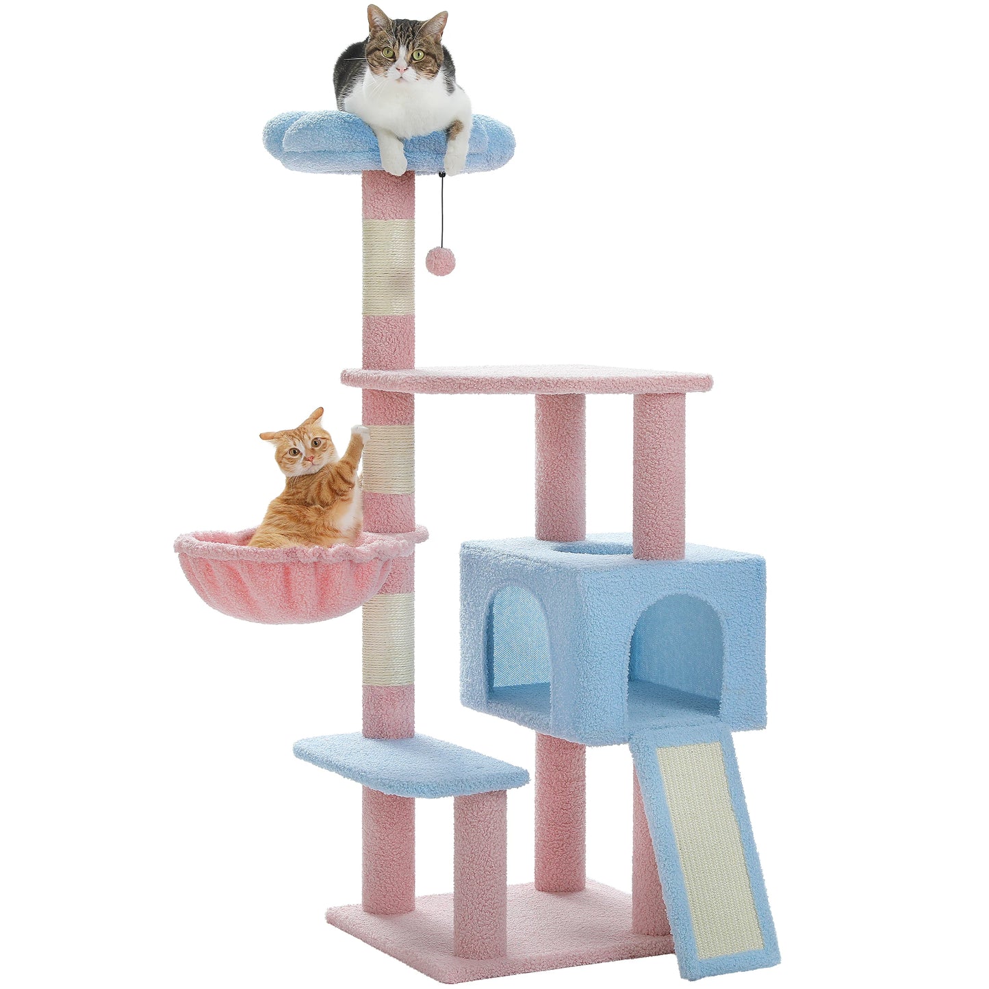 PAWZ Road Flower Cat Tree Tower With Indoor Sisal Posts