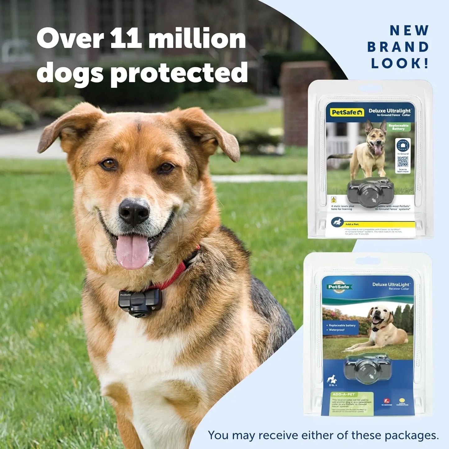 Ultralight Waterproof Dog Fence Collar With Low Battery Indicator Receiver