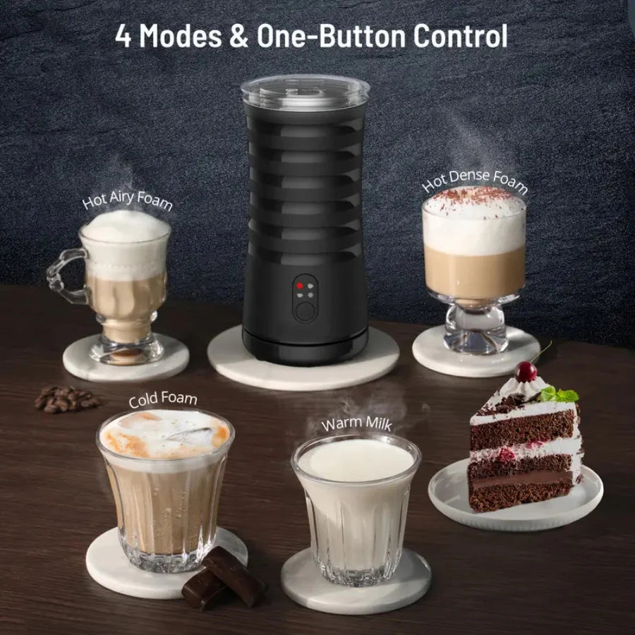CHULUX 4-In-1 Milk Frother And Steamer With Temperature Control