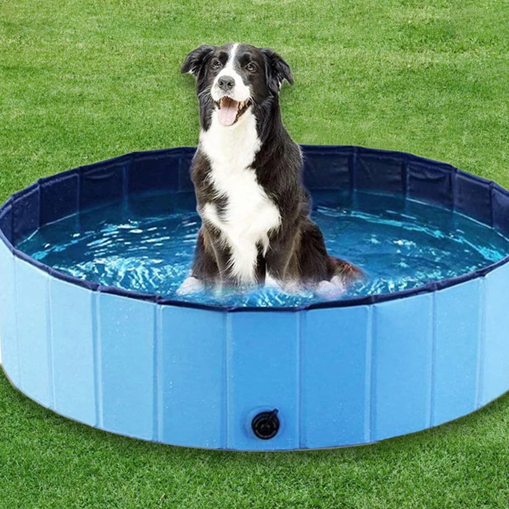 PETRAVELCN Foldable Dog Pool Portable Bath For Large Dogs