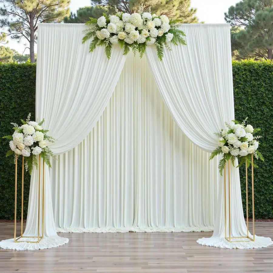 Wrinkle Free Backdrop Curtains For Parties And Weddings