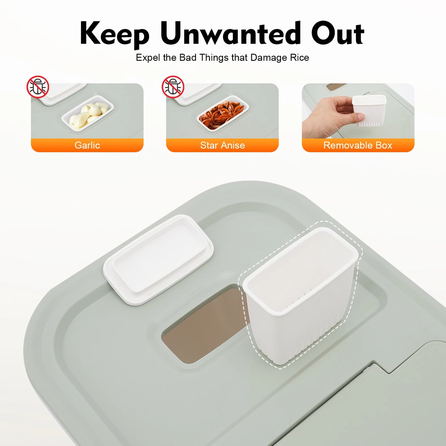 Airtight Food Storage Container Pantry Organizer