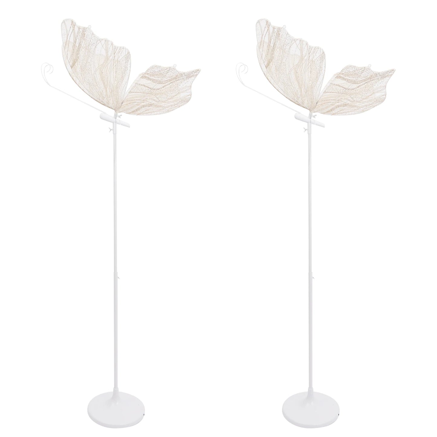 Butterfly LED Floor Lamp 2 Pack 110V Hanging Light Decor