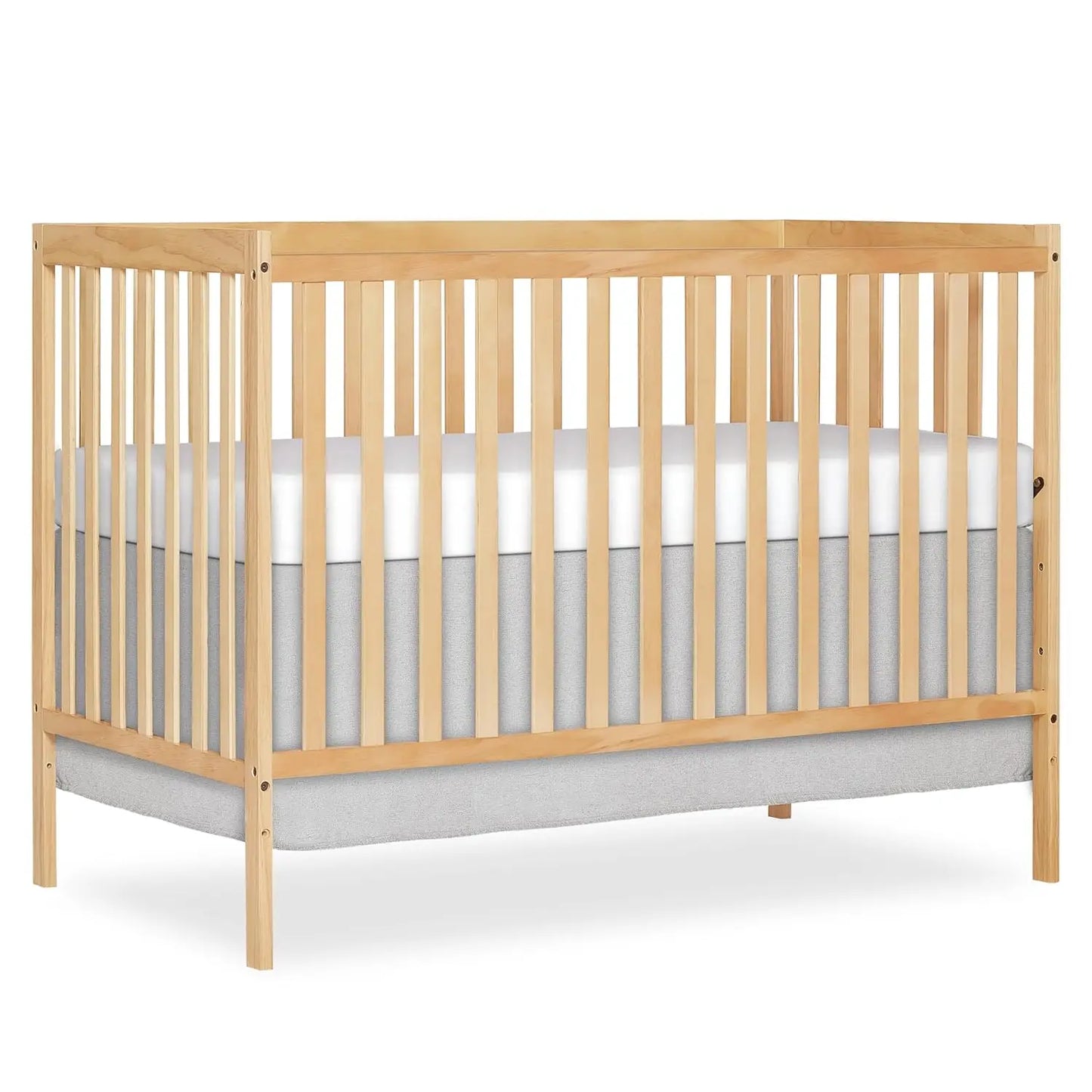 Convertible Baby Crib With Toddler And Full Bed Conversion
