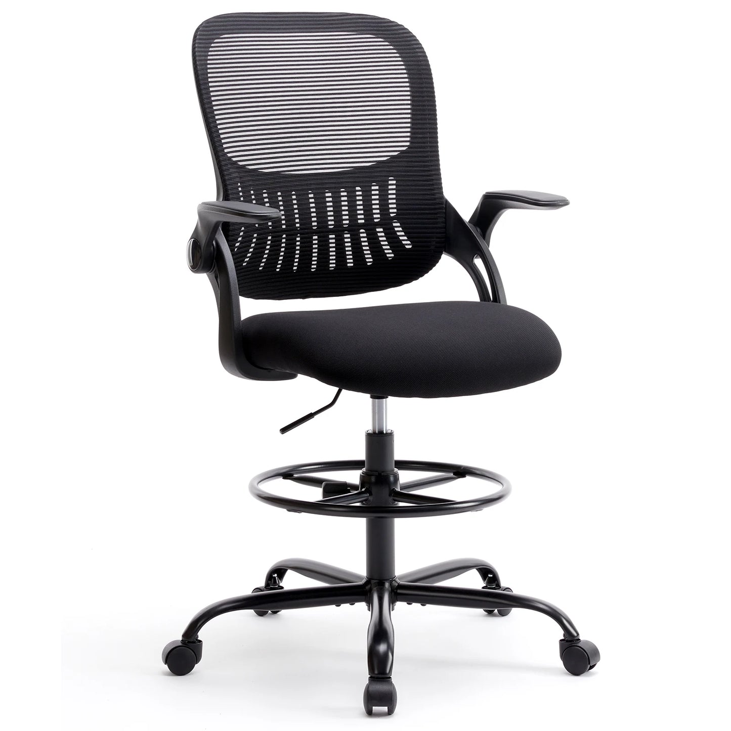 JHK Ergonomic Mesh Back Office Chair With Adjustable Height Wheels