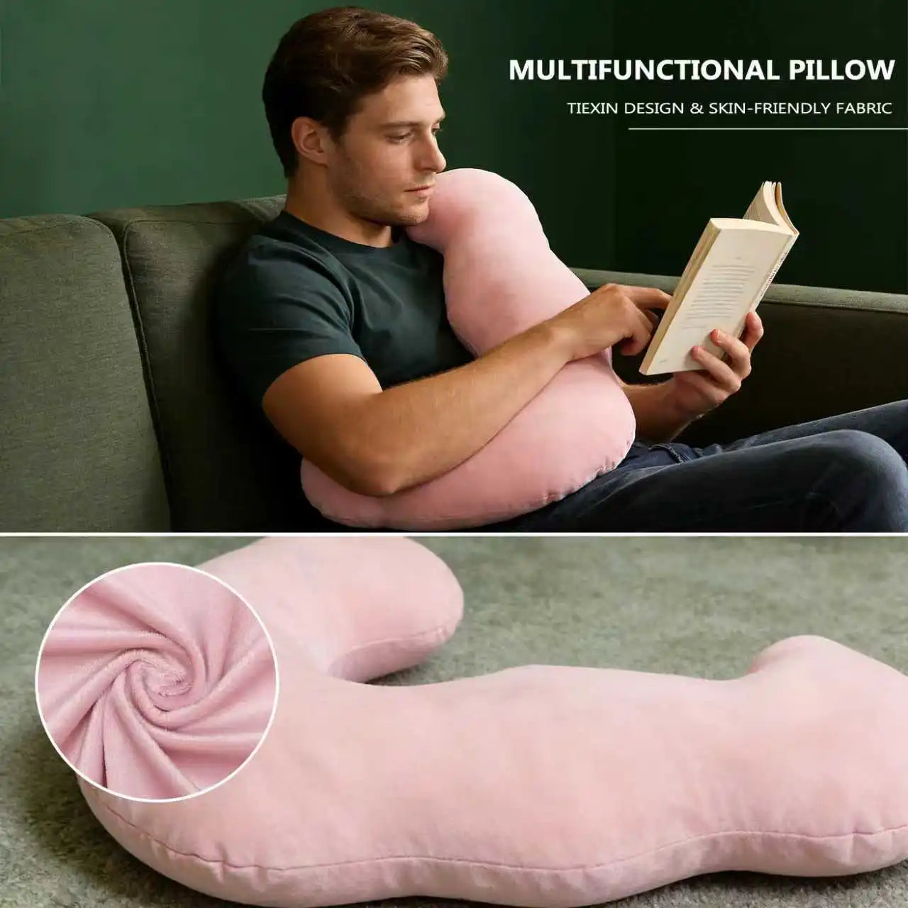 NONECN Multifunctional Side Sleeping Pillow For Neck, Waist, Leg Support