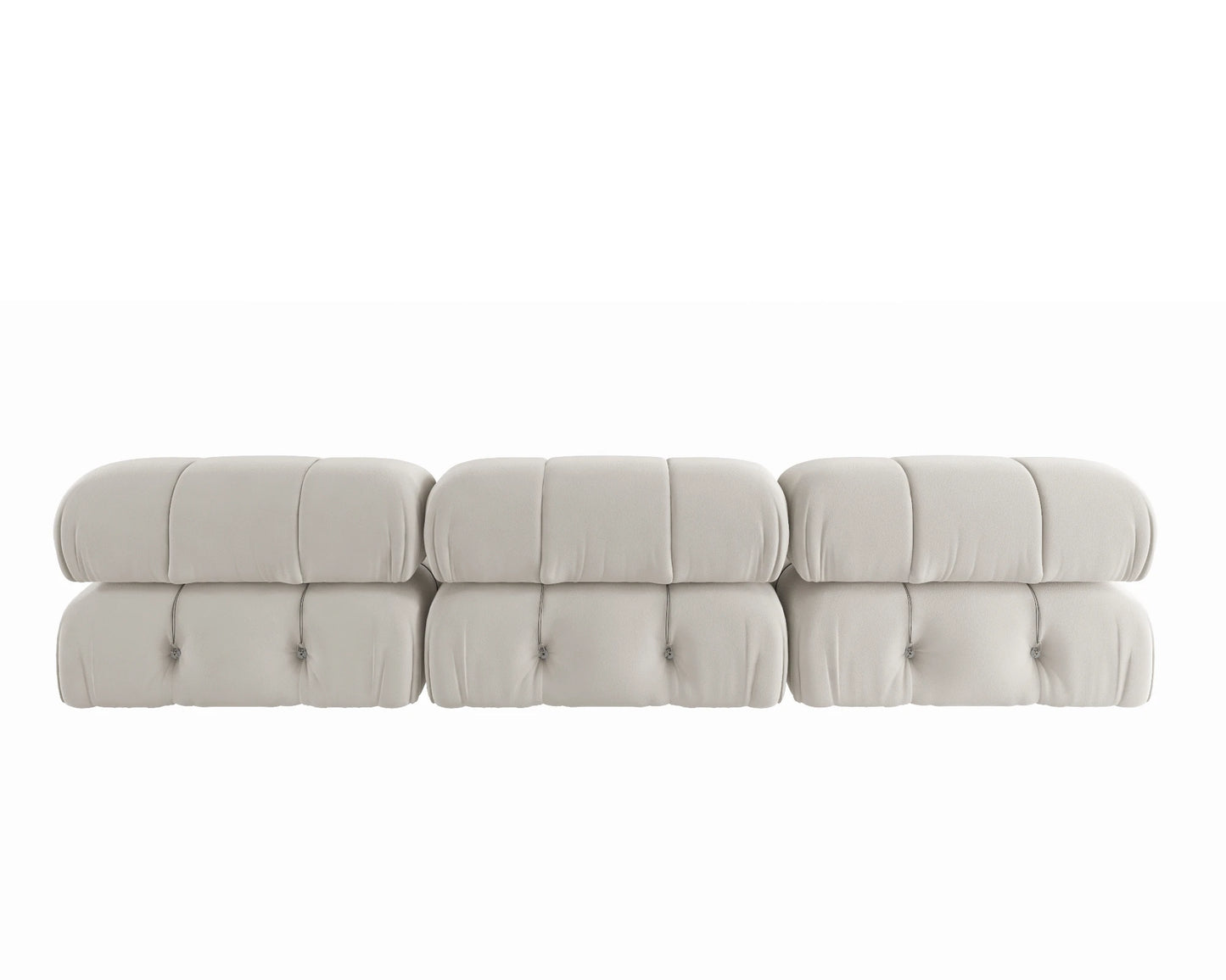 Sdorens Velvet Convertible Modular Sectional Sofa