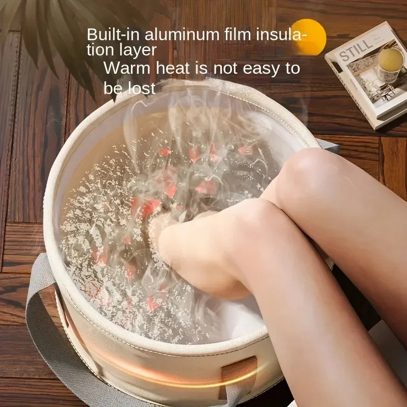 Foot Bath Tub With Temperature Control Massage For Home Spa