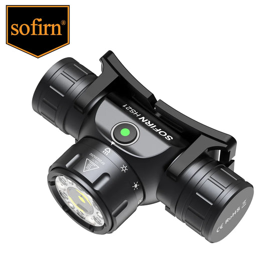 Sofirn HS21 2000 Lumen USB C Rechargeable EDC Headlamp SFT40