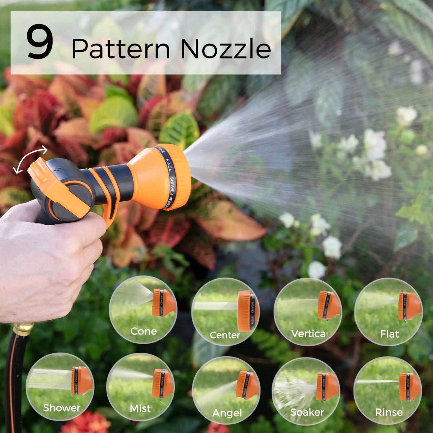 Giraffe Tools Retractable Garden Hose Reel for Wall Mount