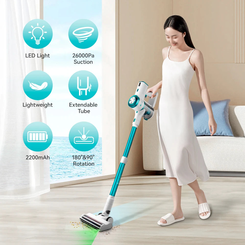 E Cordless Handheld Vacuum Cleaner 27KPa 250W