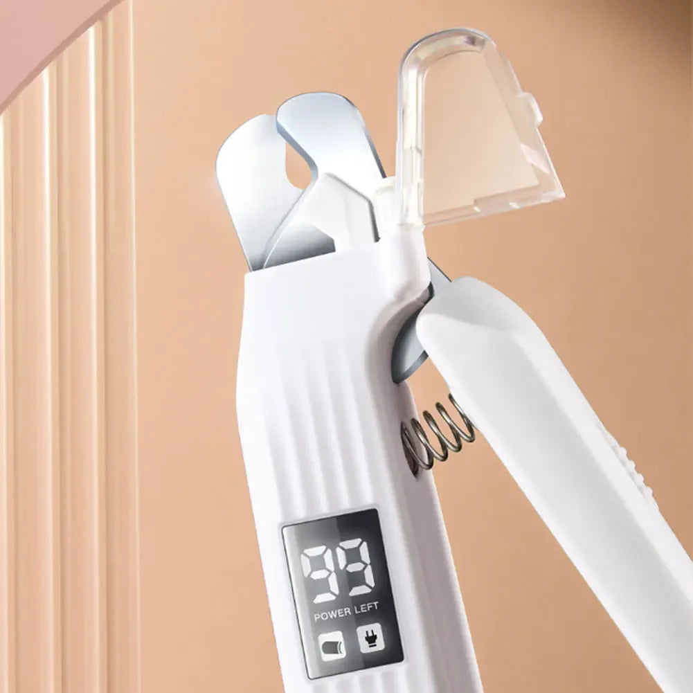 2 in 1 Electric Dog Nail Grinder and Clipper with LED Lights Pet Nail Trimmer Pet Nail Grinder for Small Medium Large Dogs/Cats