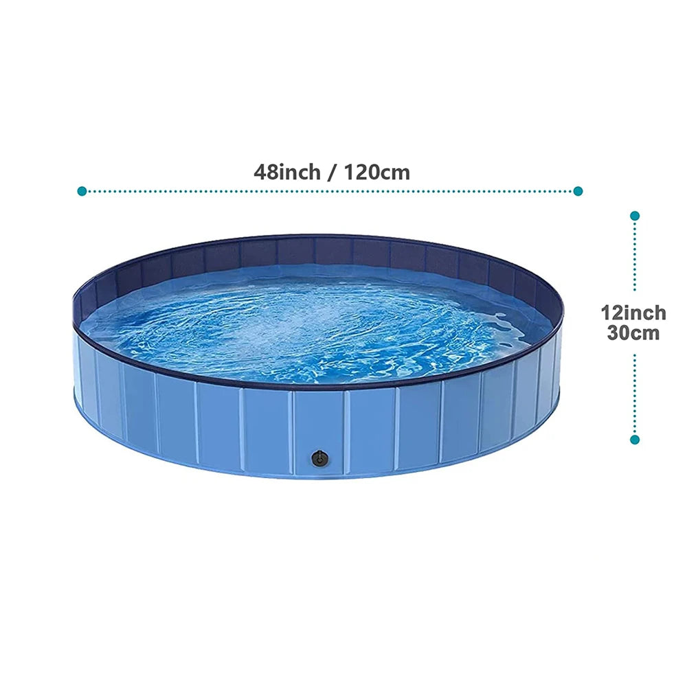 PETRAVELCN Foldable Dog Pool Portable Bath For Large Dogs