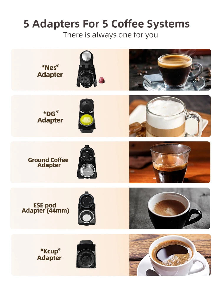 HiBREW 5-in-1 Capsule Coffee Machine