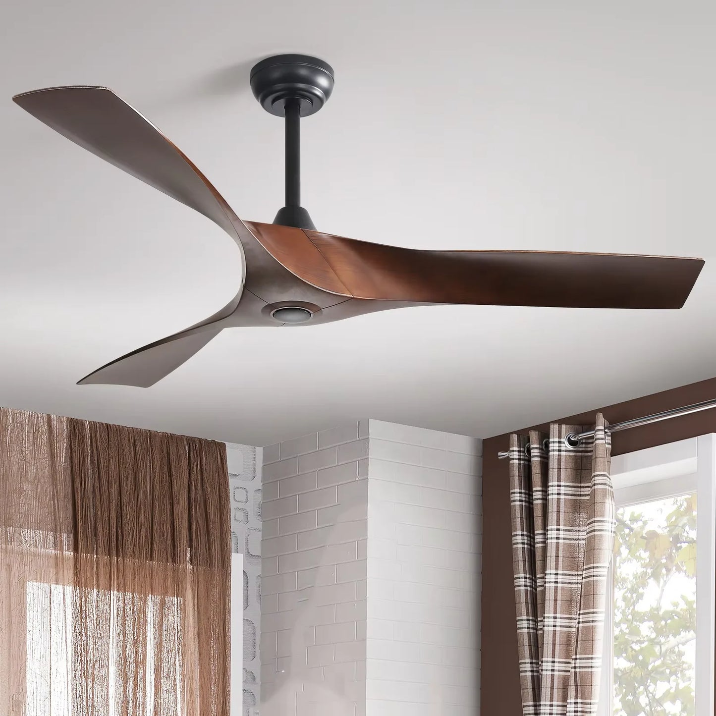 Sofucor Modern DC Ceiling Fan With Remote Control 6 Speeds