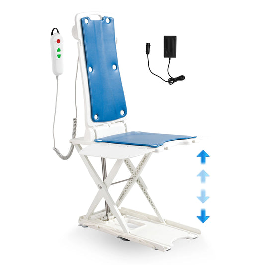 SucceBuy Electric Chair Lift For Seniors, Height Adjustable, 310 Lbs