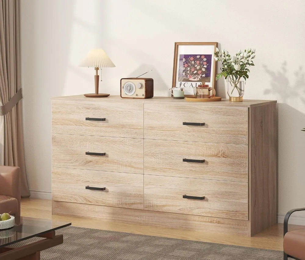 Six Drawer Dresser For Bedroom Modern Chest