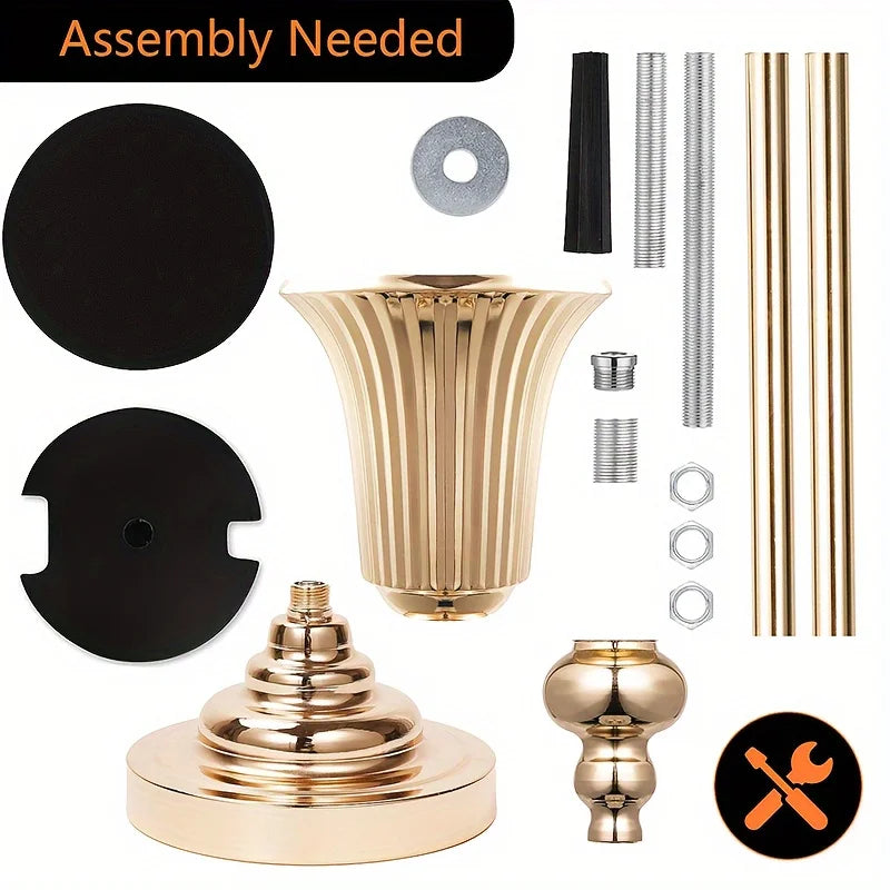 Wedding Centerpiece Floor Vase, Modern Metal Vase For Events