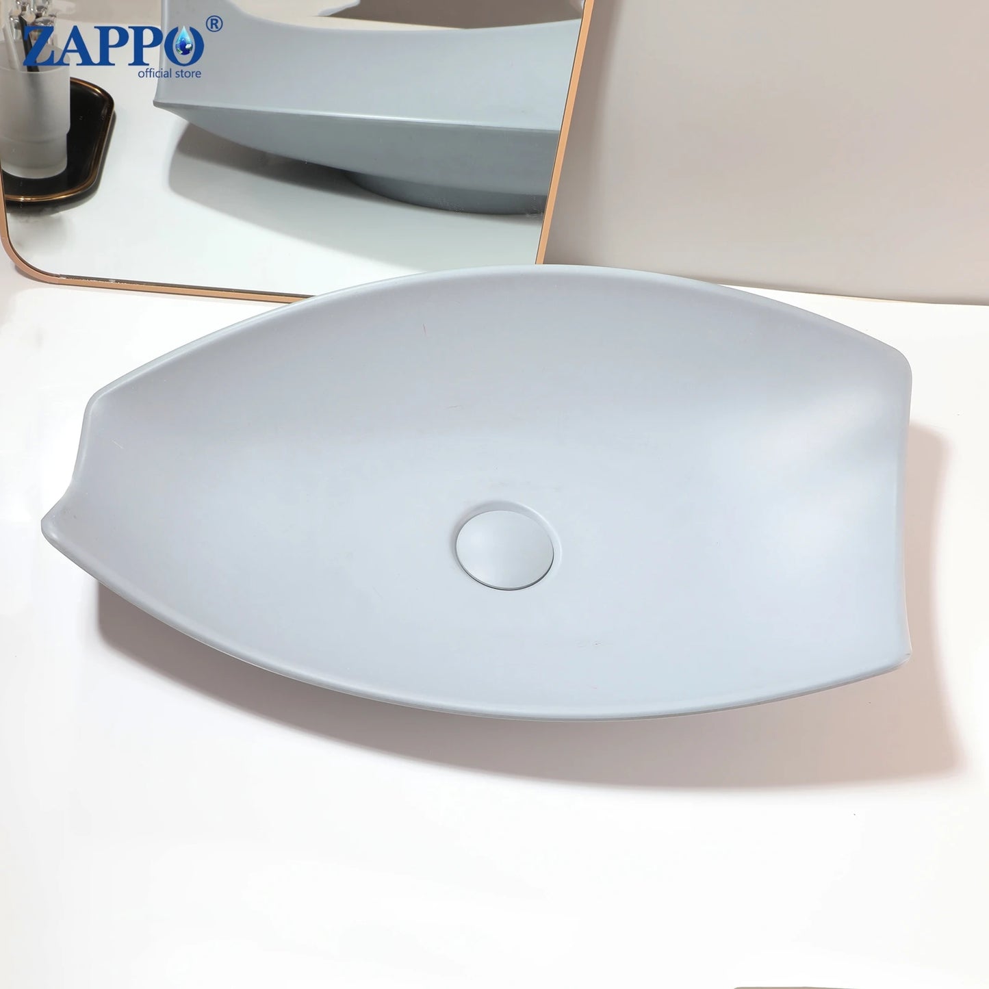 Torayvino Bathroom Vessel Sink Stone Resin Washbasin Above Counter