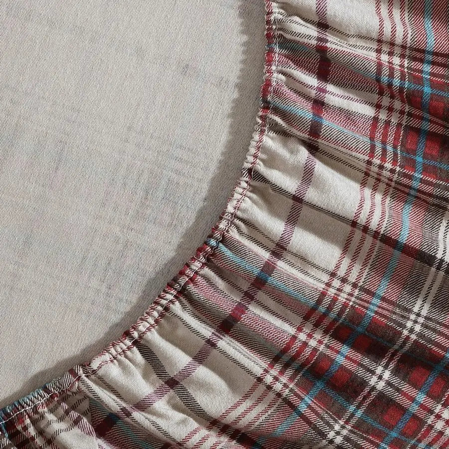 Flannel Sheets Anti Pill Wrinkle Resistant Cotton Soft Allseason