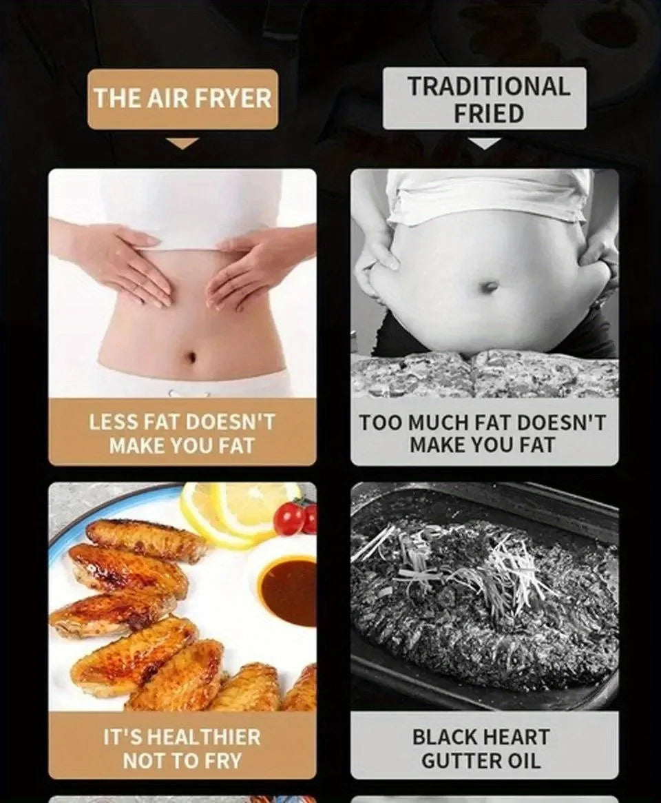 DUTRIEUX Digital Touch Air Fryer Multi Use Nonstick