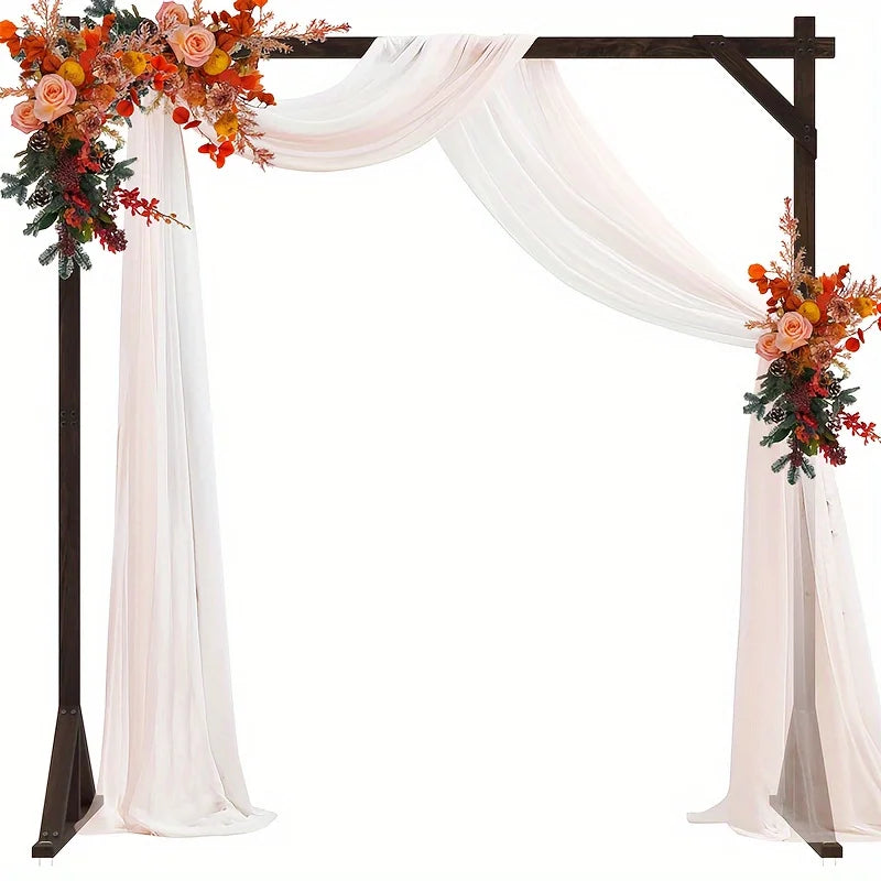 NONECN Wooden Wedding Arch Bracket Bohemian Decoration