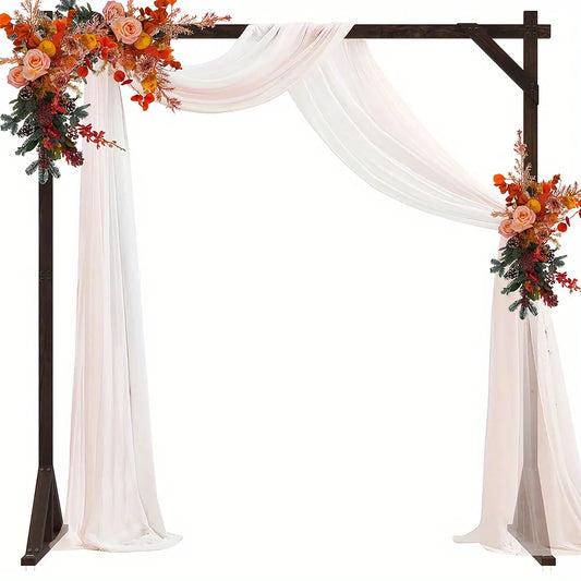NONECN Wooden Wedding Arch Bracket Bohemian Decoration