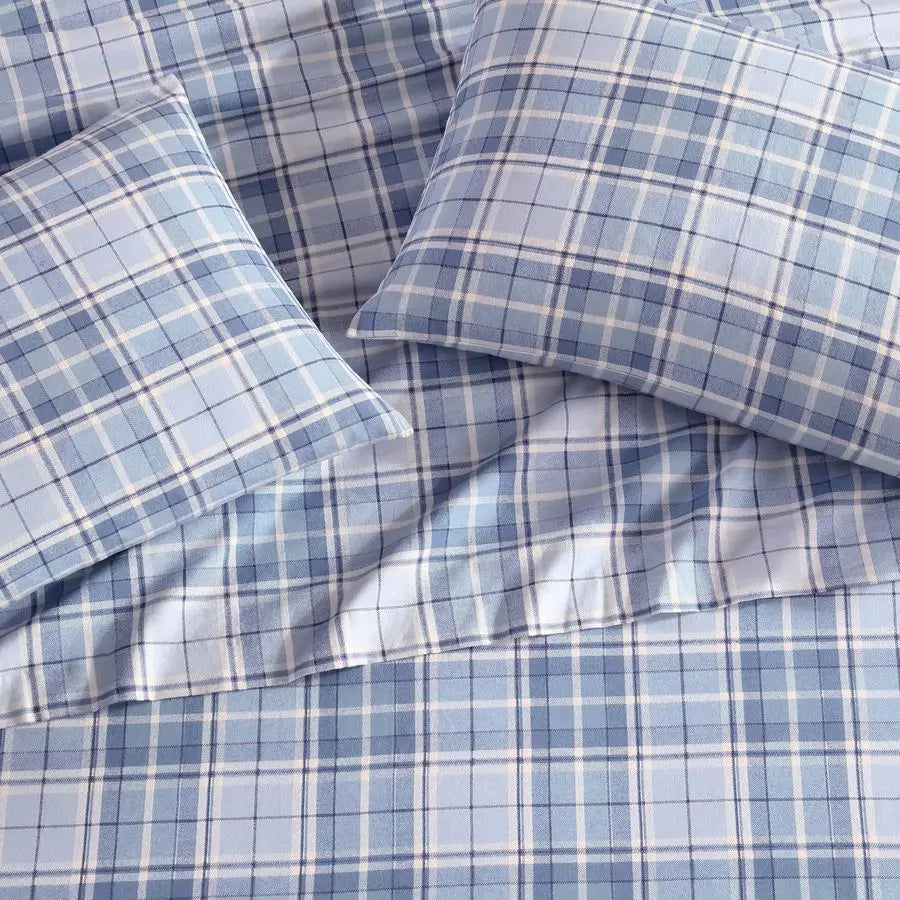 Flannel Bed Sheets Anti Pilling Wrinkle Resistant Cotton For All Season Comfort
