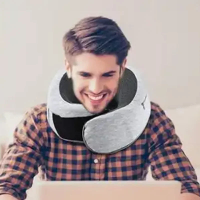 Travel Neck Pillow Memory Foam U-Shaped Headrest