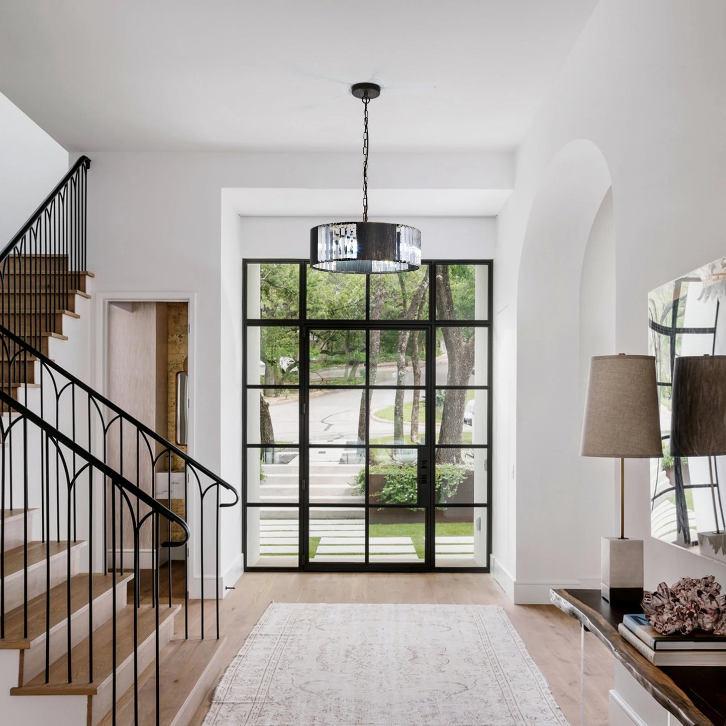 VETRULUS Luxury Crystal Pendant Light Ceiling Chandelier
