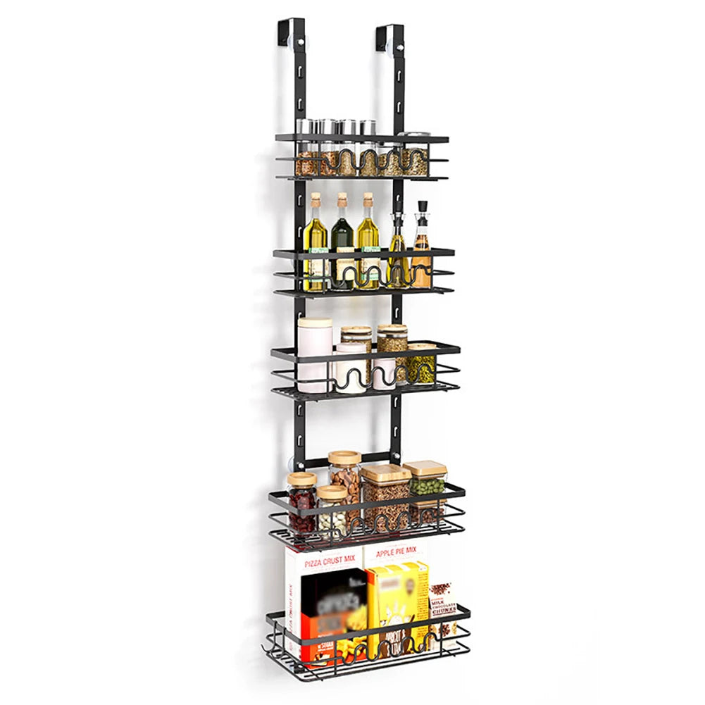 HobbyLane Over The Door Pantry Organizer Multi Tier Metal Rack