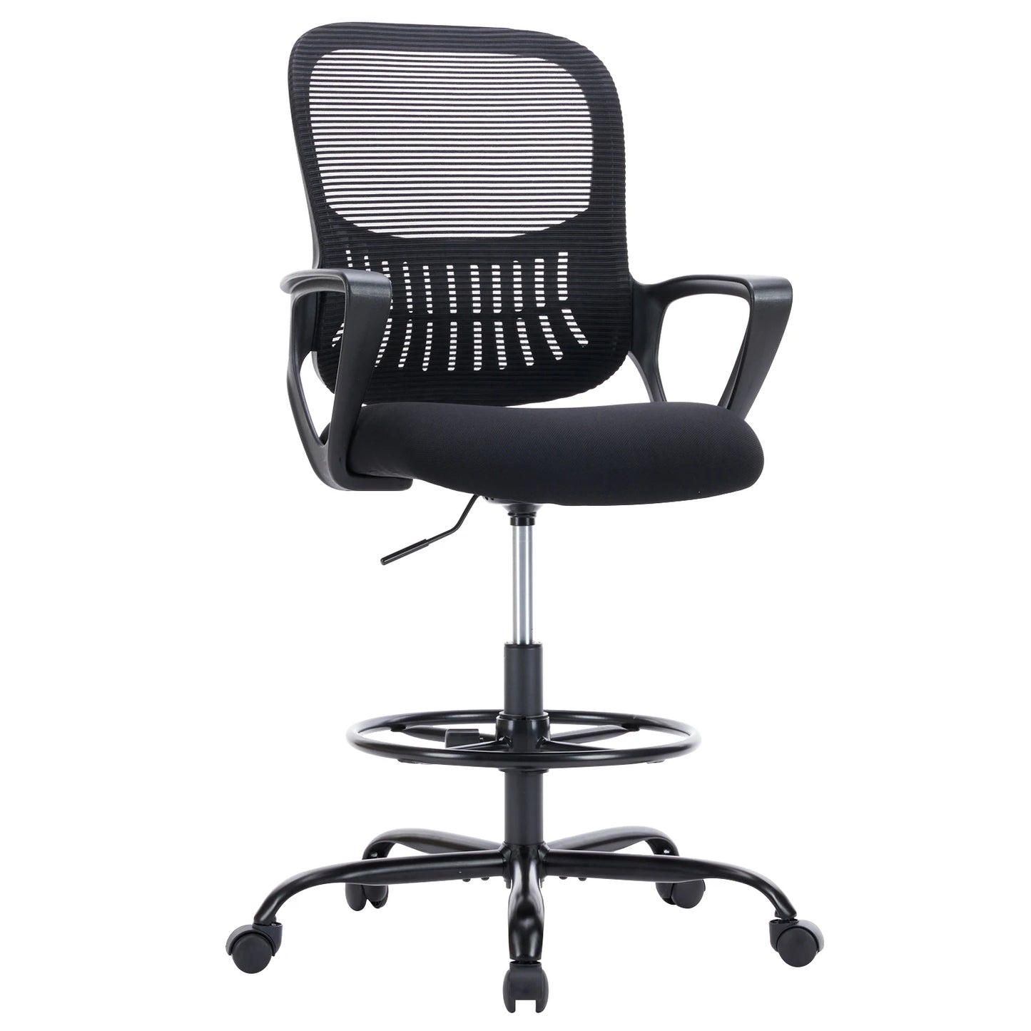 JHK Ergonomic Mesh Back Office Chair With Adjustable Height Wheels