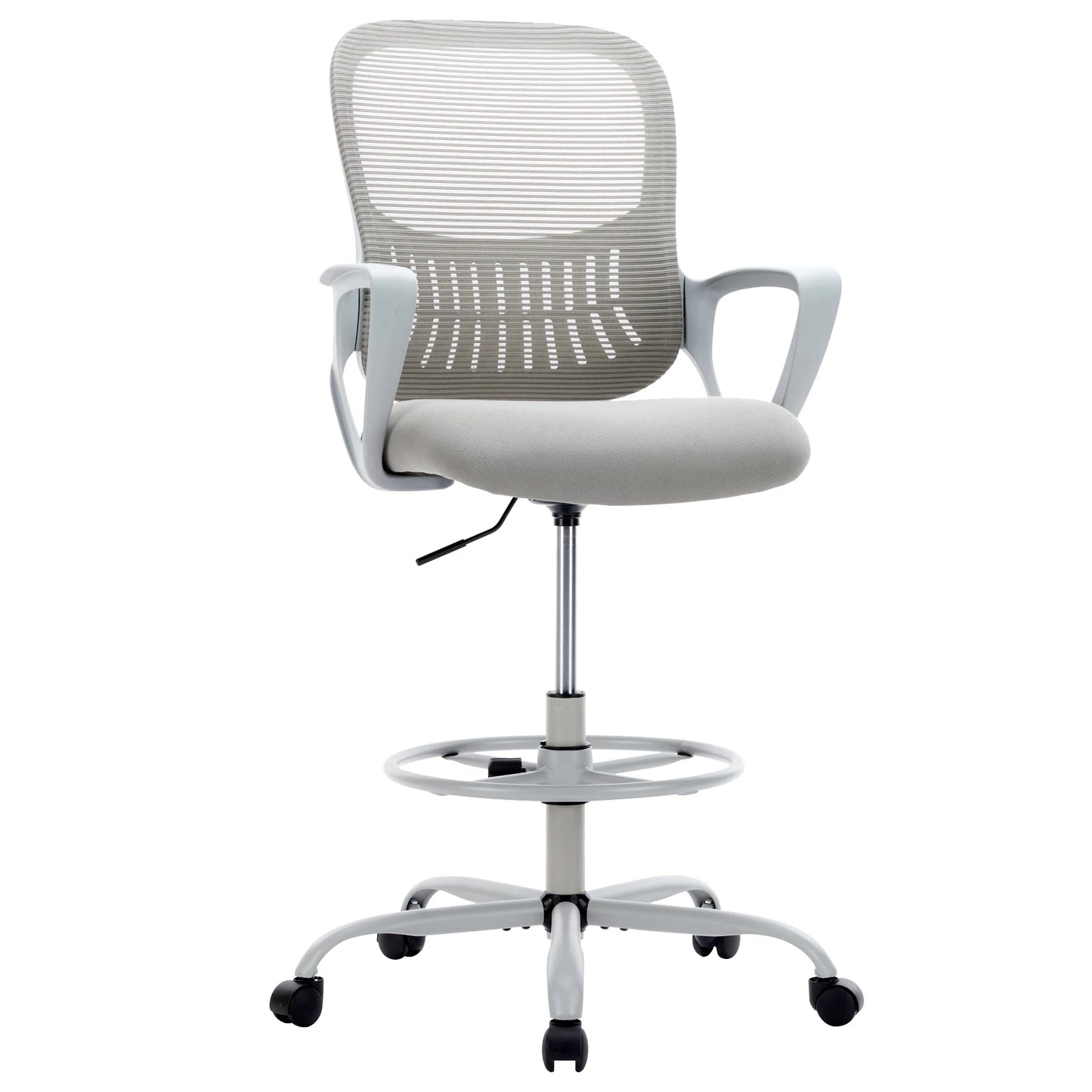 JHK Ergonomic Mesh Back Office Chair With Adjustable Height Wheels