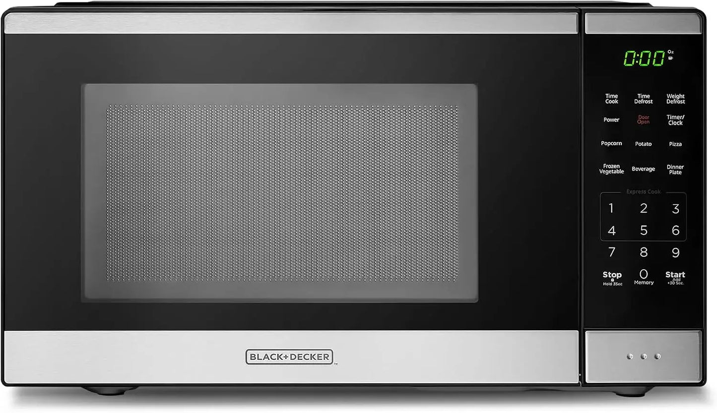 BLACK+DECKER Microwave Countertop Oven With Auto Menus, 900W