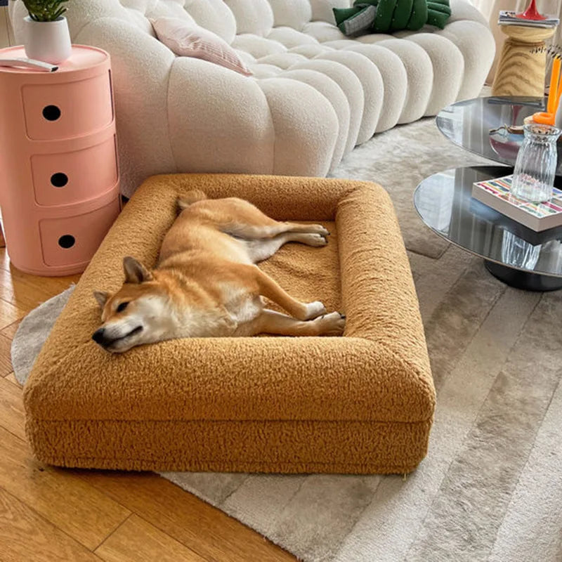 MBVMCN Orthopedic Memory Foam Waterproof Dog Bed With Zipper