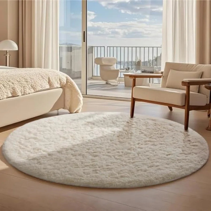 Ultra Soft Shag Area Rug For Living Room Modern Classic
