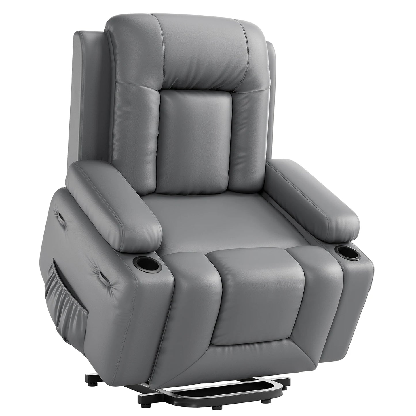 Power Recliner Chair PU Leather Sofa for Home Theater