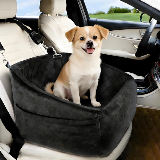 HiMISS Dog Booster Car Seat With Detachable Bed