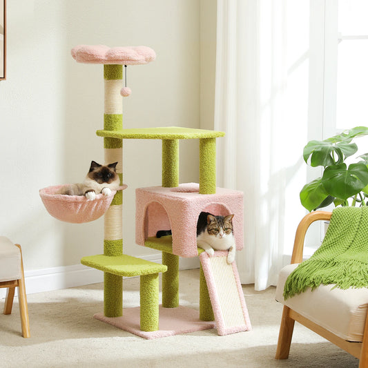 PAWZ Road Flower Cat Tree Tower With Indoor Sisal Posts